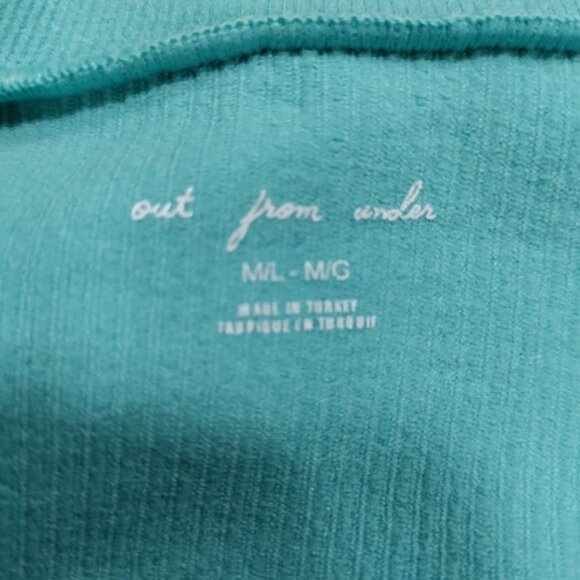 NWOT Urban Outfitters Out From Under Go For Gold Seamless Tie-Front Top Size M - Picture 7 of 10